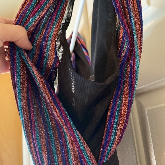 BCBGMaxazaria Sparkly Gown Size Small in Like New Condition - Picture 4 of 10